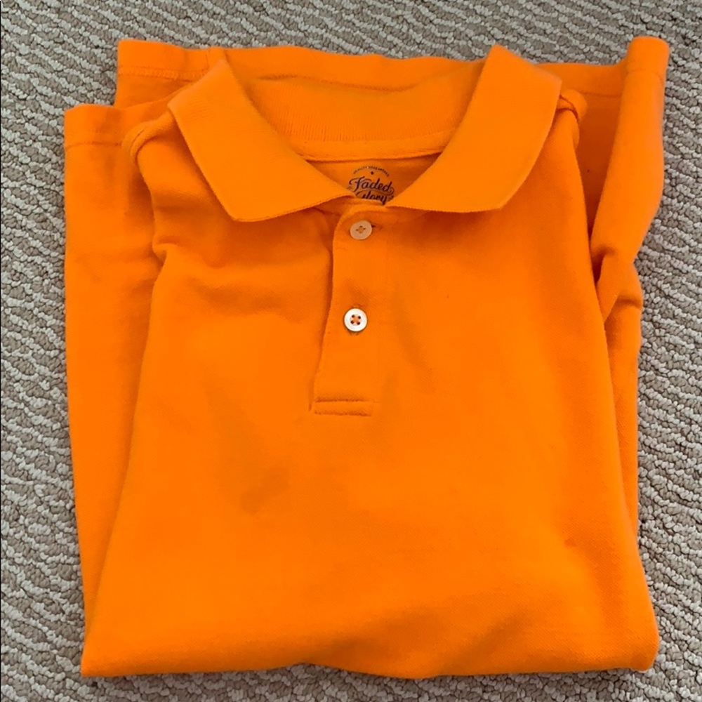 Orange polo tee